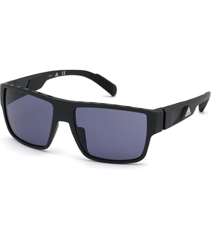 Amazon.com: Sunglasses Adidas Sport SP 0001 02A Matte Black/Smoke