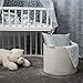 Luxurious Woven Cotton Rope Basket | Decorative, Elegant & Durable Wicker Laundry Bin | Ergonomic & Multipurpose White Blanket Storage Hamper | Stylish & Practical Nursery Organizer