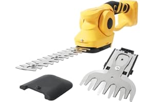 HAZFAS Cordless Hedge Trimmer for dew01t 20V Max Battery(Battery NOT Included),Grass Shear Electric Hedge Trimmer Grass Cutter, Lightweight & Portable Hedge Shear for Garden, Trimmer for Garden Yard Lawn