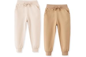 ACESTAR Toddler Boy Girl Cartoon Pattern Sweatpants Cotton Drawstring Elastic Waist Sport Jogger Pants with Pocket Age 2T-7T