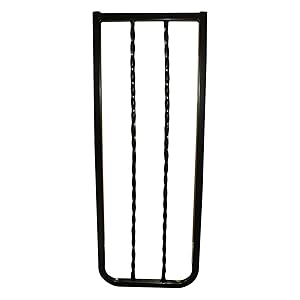 Cardinal Gates Extension for Wrought Iron Decor Gate, Black, 10.5"