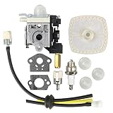Savior SRM 230 Carburetor with Gasket Air Filter Fuel Filter Fuel Line Kit for RB-K70 Echo SRM-230 SRM-230S SRM-230U SRM-231 SRM-231S SRM-231U GT-230 GT-231 A021000722