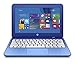 HP Stream 11.6 inch Laptop, Intel N2840 2.16GHz Dual-Core, 2GB DDR3L, 32GB Solid State Drive, Windows 8.1, Blue (Certified Refurbished model # 11-D010WM.