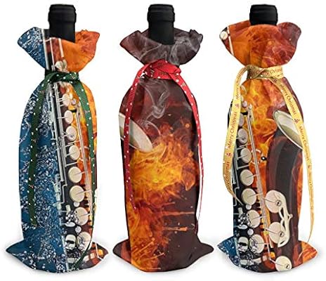 Juego de 3 piezas para vino tinto, saxofón de agua de fuego, caja de regalo, carnaval,