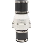 Hydro Master Plastic Sump Pump Check Valve With No Hub Connection 3 Inch.
