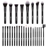 DUcare Makeup Brushes 27Pcs Professional Makeup Brush Set Premium Synthetic Goat Pony Hair Kabuki Foundation Blending Brush Face Powder Blush Concealers Eye Shadows Make Up Brushes Kit