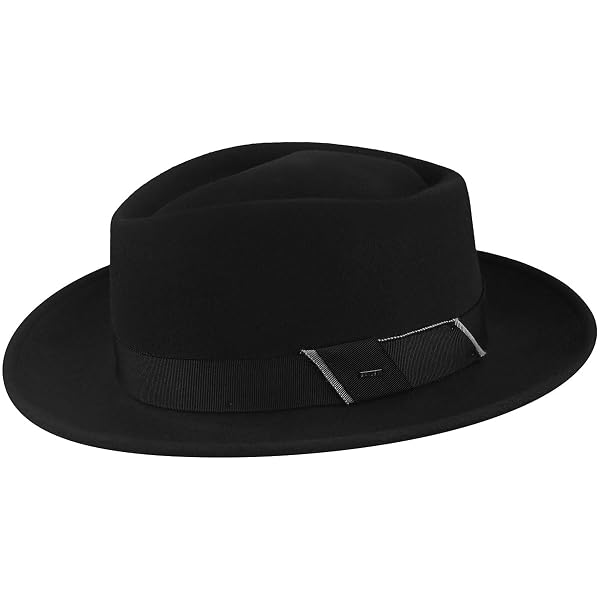 Bailey of Hollywood Codner Lanolux Fedora Black, Small at  display picture 3