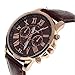 2016 Male Quality Leather Belt Casual Fashion Watches Three Six-Pin Quartz Watches Quartz Watch Brown