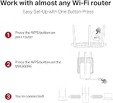 Mercusys MW300RE WiFi Extender Access Point 300Mbps 3 Antennas MIMO Single Band view 6