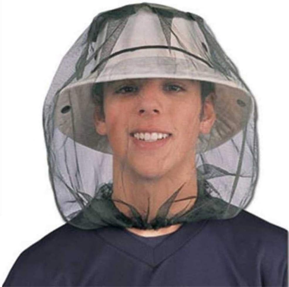 Mosquito Midge Insect Head Net Hat Mesh Face Protector Travel Camping Fishing Uk Amazon Co Uk Beauty
