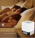 Wireless Bluetooth 4.0 Speaker Portable HIFI Stereo with Led Light Lamp and Alarm Clock, Hands-free Calls,Quality Sound, Touch Sensor, MP3 Player, Support SD TF Card, 3.5mm AUX Jack (White)