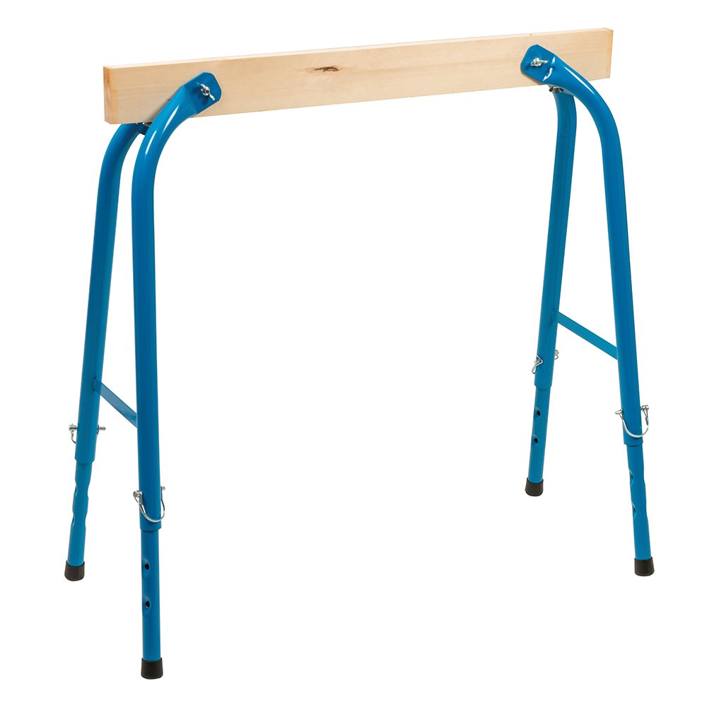 Silverline 513446 Wood Adjustable Trestle 150 kg , Blue