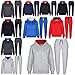 A2Z 4 Kids Plain Tracksuit Contrast Hoodie with Joggers Jogging Sweatpants Pants Sports Activewear Set Girls Boys Age 2-13Yrs