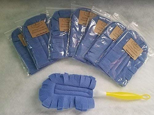 BLUE fleece Duster refill replacement, washable, reusable, eco-friendly