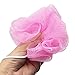 Mesh Pouf Bath Sponge with Loop - Mini Shower Loofahs,Long Lasting Bathing Exfoliator (Multi- Color,8 Pack)
