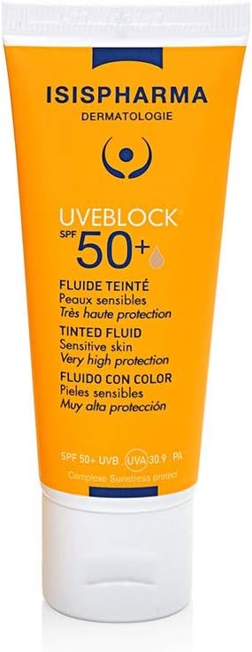 Isis Pharma UVEBlock 50+ Light Tinted Fluid Sunscreen SPF 40ml