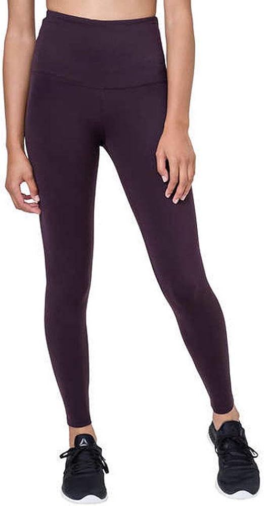 Tuff Athletics Women's Ultra Soft High Waist Yoga Pant (Purple, Large