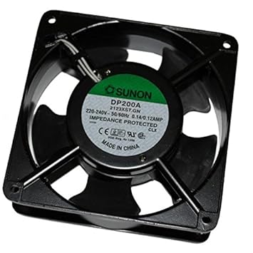 Sunon DP200 A2123 X ST – Lüfter (120 x 120 x 38 mm, AC 230 V 2700 U/min 44dBA Gleitlager