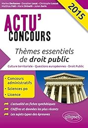 Thèmes essentiels de droit public