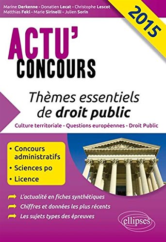 Thèmes essentiels de droit public