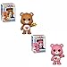 Funko POP Animation Care Bears: Tenderheart Bear and Love-a-Lot Bear Toy Action Figure - 2 POP Bundle