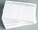 Attendance Registration Pad (Pkg of 12)
