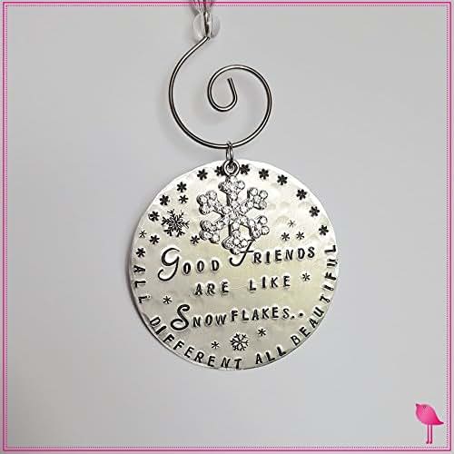 Amazon.com Friends Are Like Snowflakes Personalized Christmas Ornament