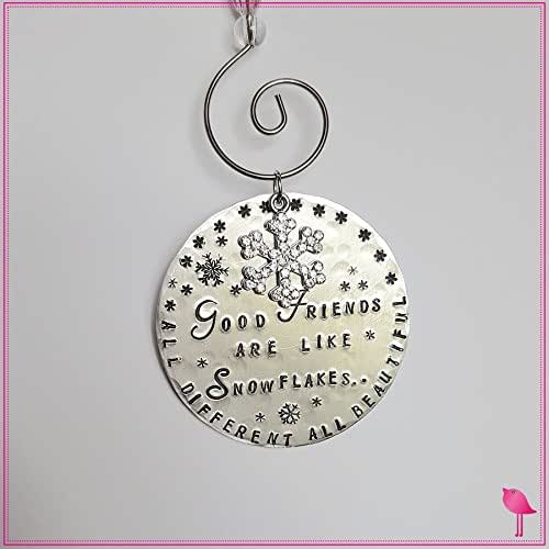 Amazon.com Friends Are Like Snowflakes Personalized Christmas Ornament