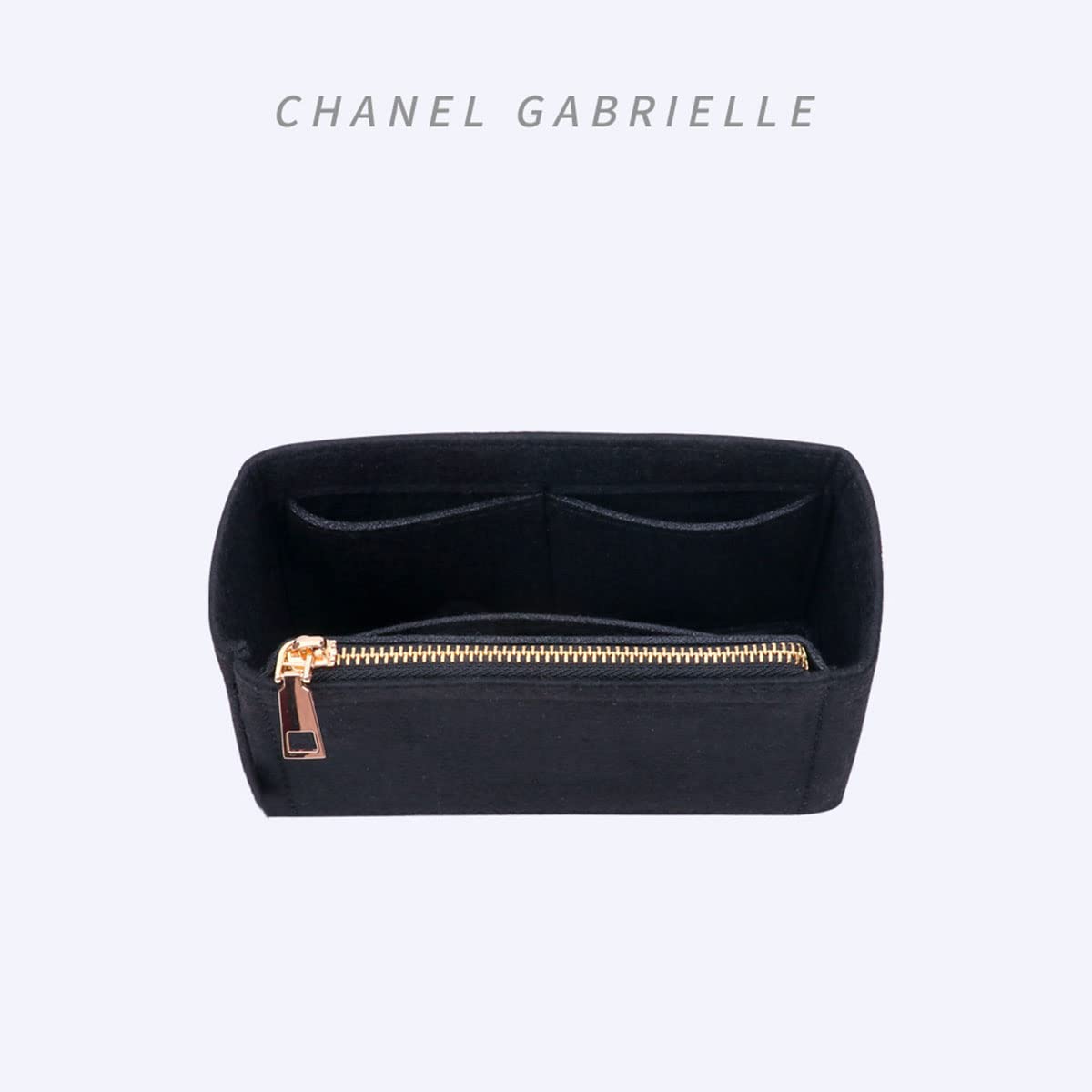 Lckaey Bag Organizer Insert- For Gabrielle Hobo Organizer -Pocket insert Organizer2015black-L