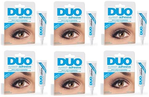 (VALUE PACK OF 6) DUO STRIP EYELASH ADHESIVE - CLEAR