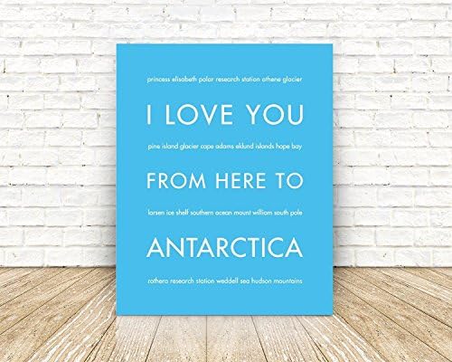 ANTARCTICA Travel Art Print