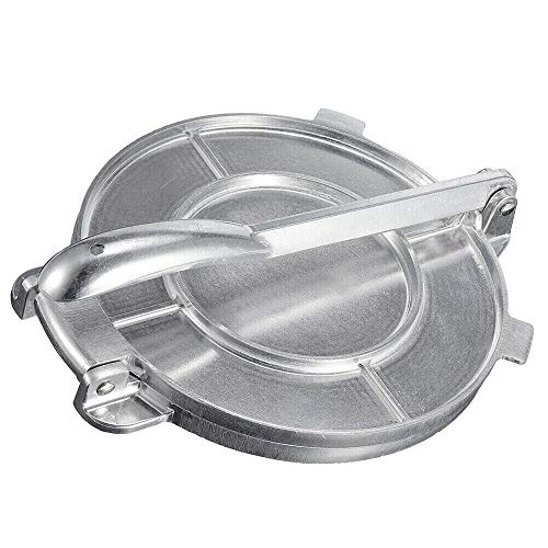 Tortilla Press- 7.8inch Tortilla and Roti Maker Aluminium Electric Tortilla Press Baking Maker for Pitas,Chapati,Flatbread,Pancake Cooking Plate(Non-Stick)