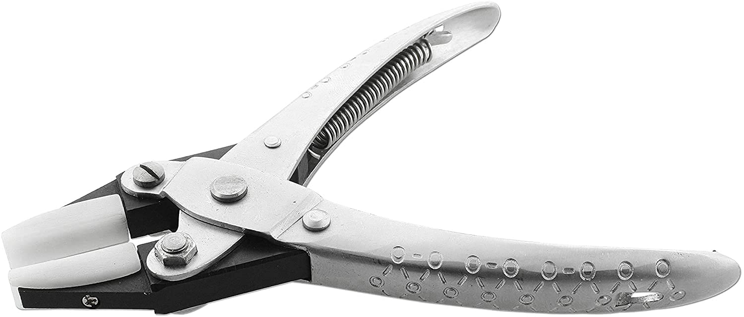 Spire Tools Double Nylon Jaw Parallel Flat Nose Pliers with Spring Jewellery Opticians Frame Fixing Tool Hobbies & Creative Art & Craft Jewellery Making Wire Working Gift Ideas hancraft Creativity