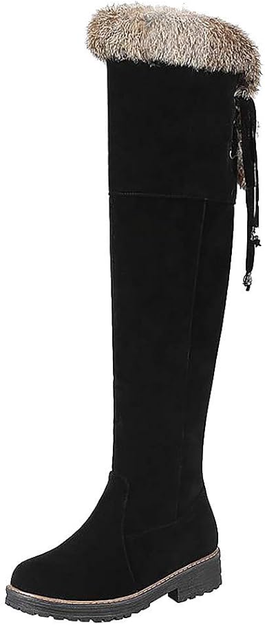 over the knee suede boots low heel
