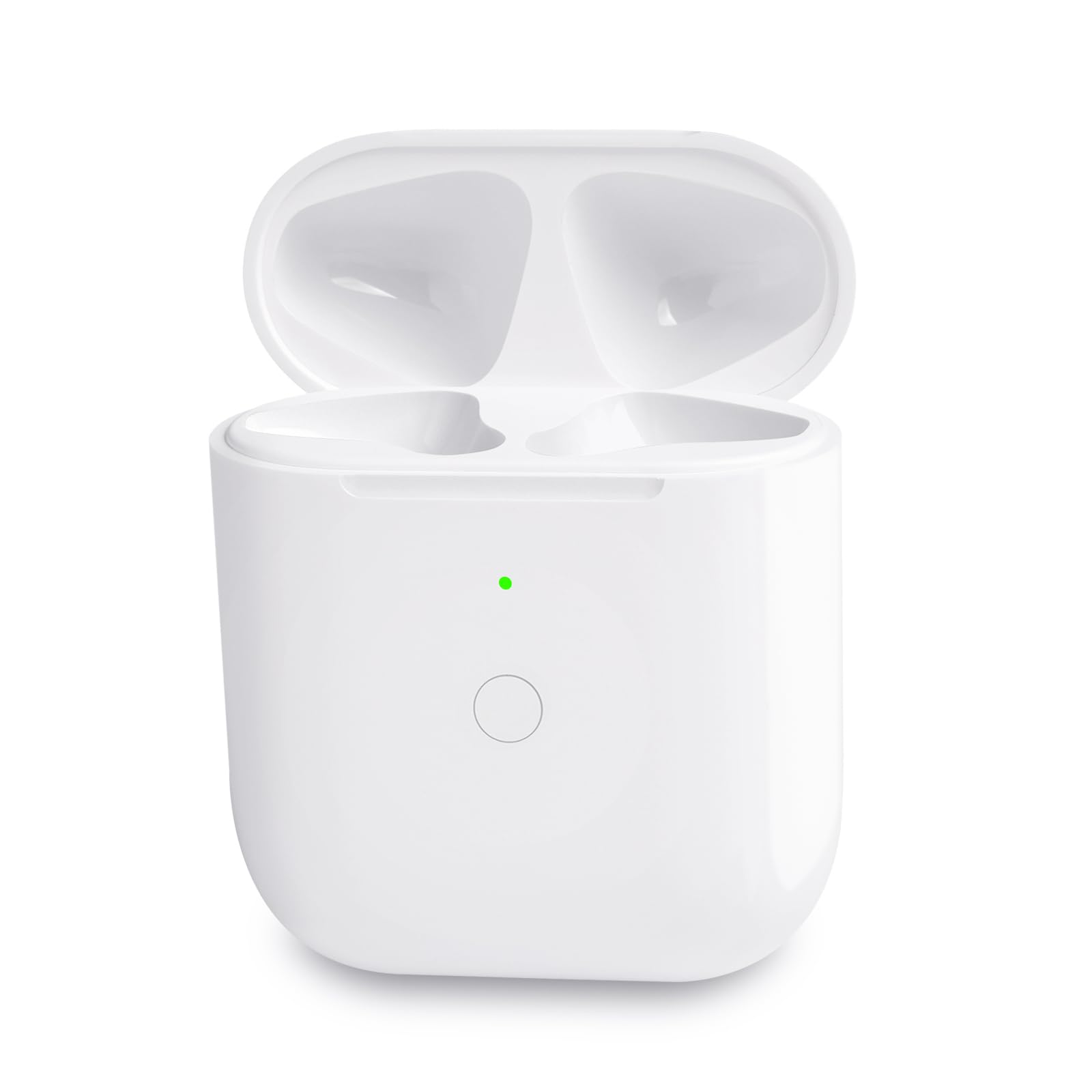 Photo 1 of **FACTORY SEALED** Wireless Charging Case for AirPods 1st & 2nd Generation, Replacement Charging Case (White)