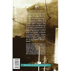 Destrucción del patrimonio religioso en la II República (1931-1936). A la luz de los informes inéditos del Archivo Secreto Vaticano