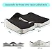 Seat Cushion, Feagar Office Chair Car Seat Cushion Extra Large Memory Foam with Carry Bag and Anti-Slip Bottom Helps for Back Hip Coccyx/Tailbone Sciatica Pain Relief