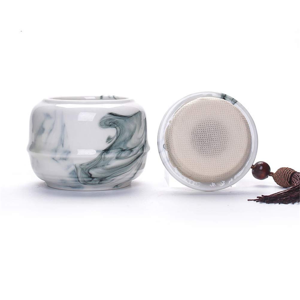 Urna Cineraria A Forma Di Cuore In Ceramica – Remember Forever, Capacità 4.8 Litri, Colore Ecru - 5