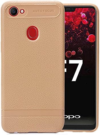 Mpaltor OPPO F7 Case, Drop Protection Pouches Anti-scratch Shockproof Rubber Bumper Protective Defender Case Cover for OPPO F7 Beige
