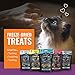 Vital Cat Vital Essentials Minnows Freeze-Dried Cat Treats - All Natural Raw Treat - Made & Sourced in USA - Grain Free - 0.5 oz Resealable Pouch - 3 Pack