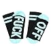 Helury Socks Funny Socks Fuck Off Cotton Socks Half Crew Unisex Printed Socks