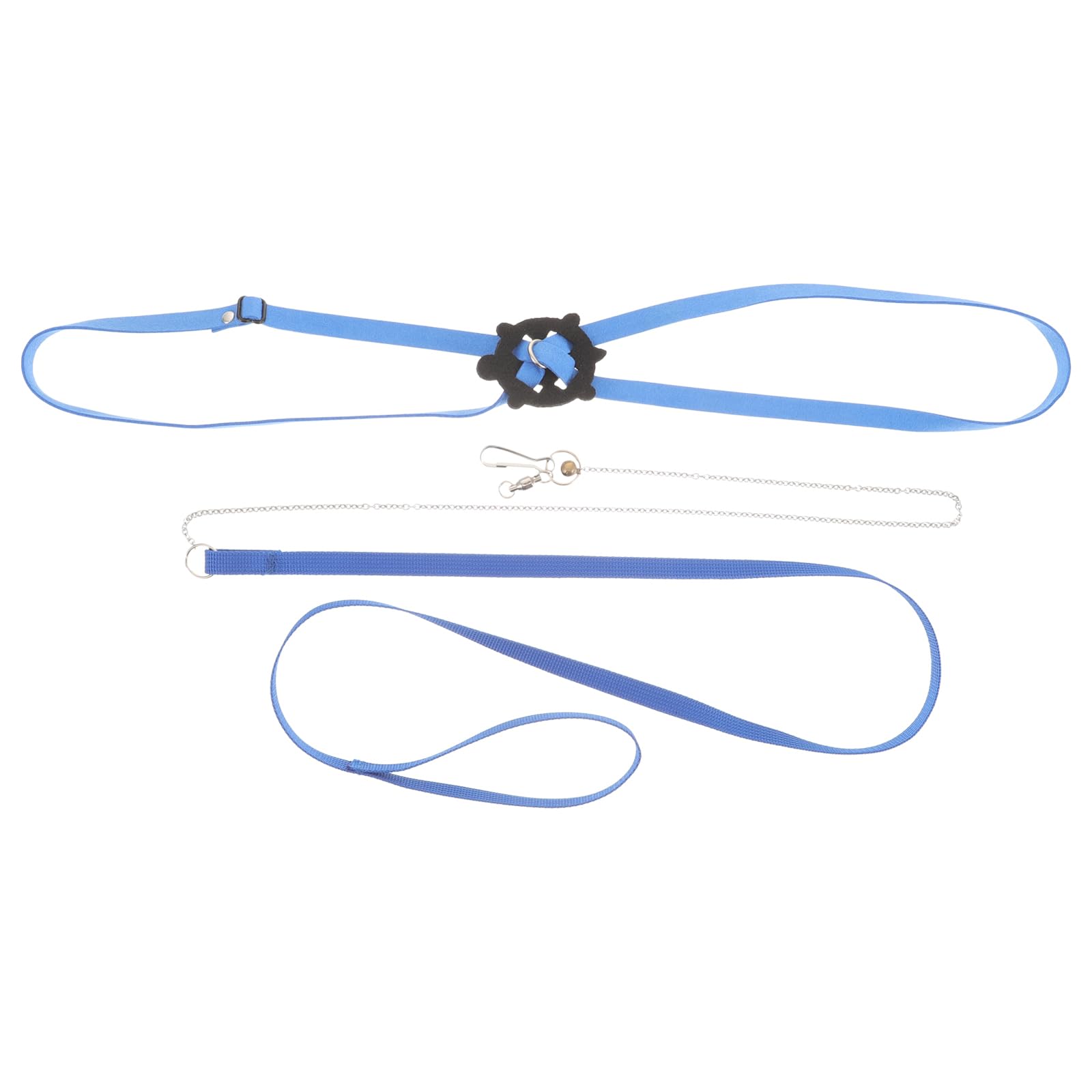 iplusmile Adjustable Turtle Harness and Leash for Small Reptiles Faux Leather Pet Strap with Finger Loop and Control Ring for Walking and Training