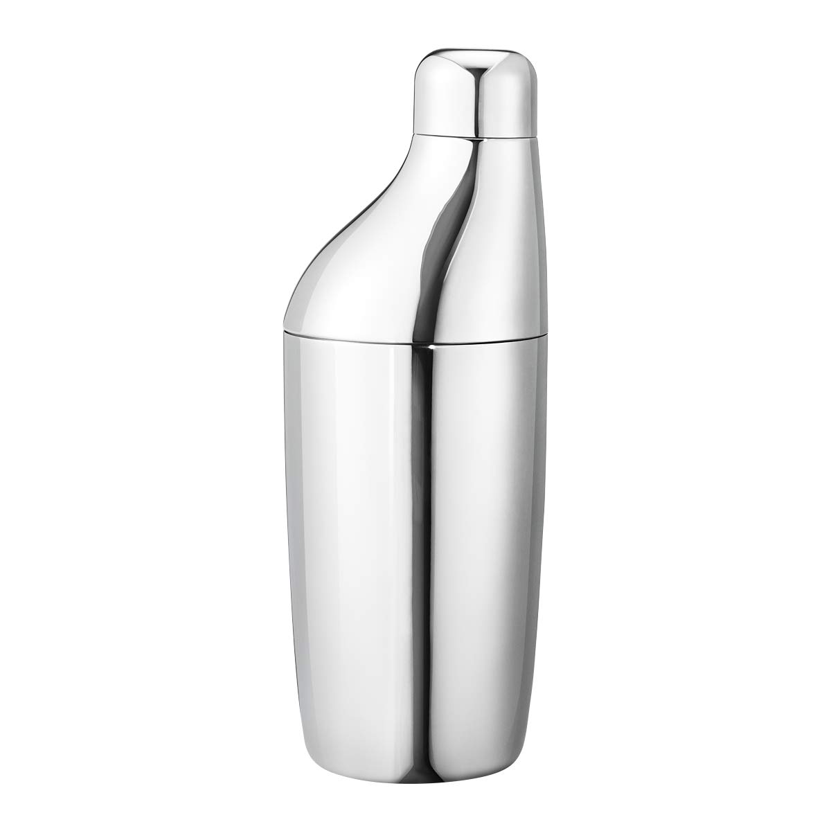 Georg Jensen Sky Cocktail Shaker - Mirror Polished Stainless Steel - Designed by Aurélien Barbry - Functional Stylish Bar Tools