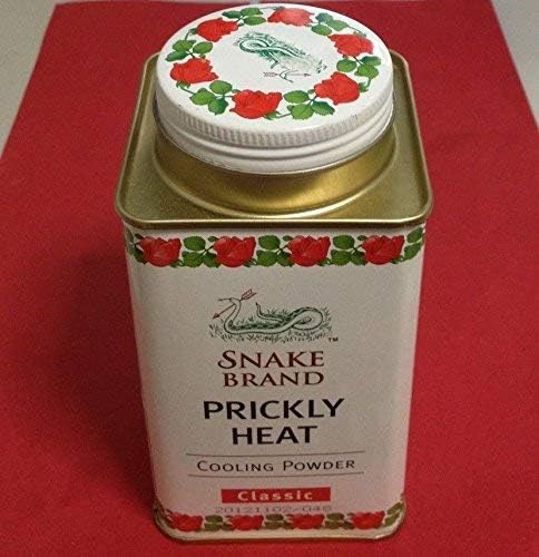 Singapore SNAKE Brand Prickly Heat Cooling Body Powders Classic 150G
