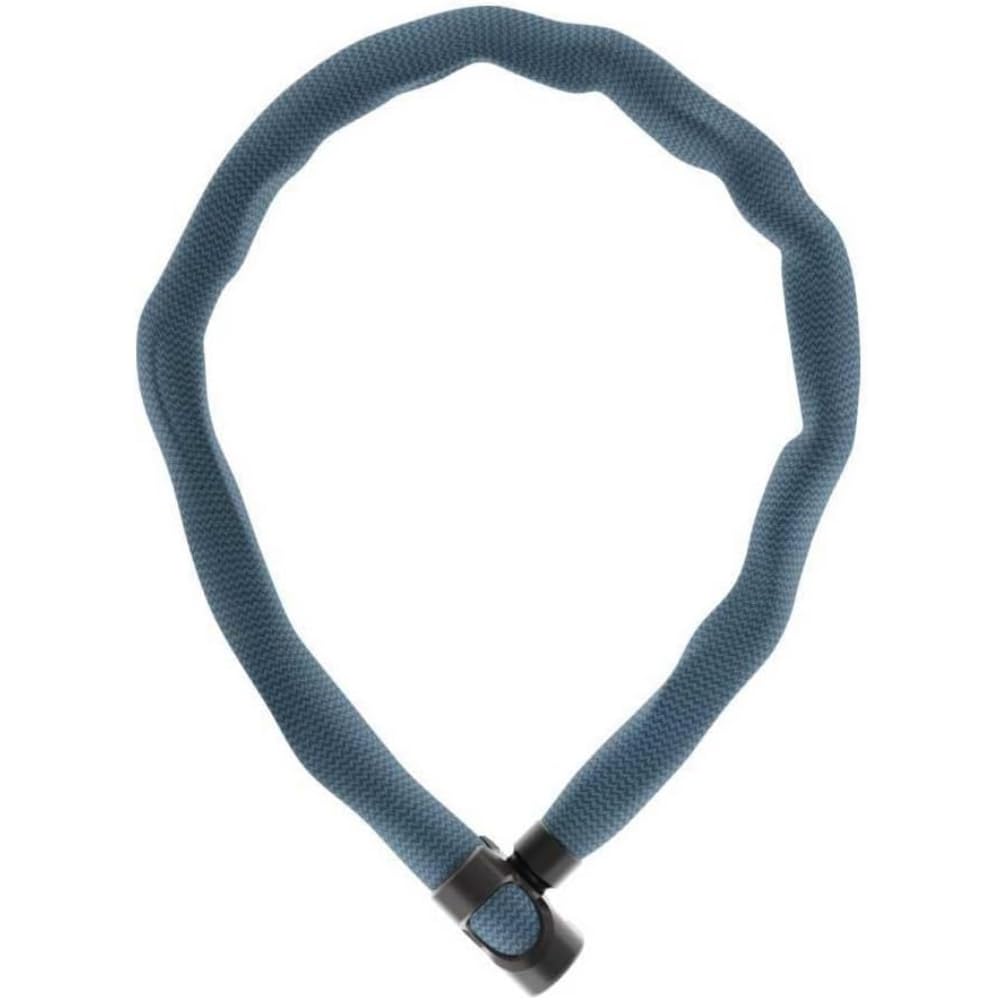 ABUS Chain Lock IVERA Chain 7210 - Bicycle Lock with Highly Flexible IvyTex Synthetic Fibre Casing - ABUS Security Level 8 - 110 cm - Colour: black