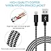 Lightning Cable, Ama Forest iPhone Charger, 3Pack 3FT 6FT 10FT Nylon Braided 8Pin iPhone Charging Data Sync USB Cable Cord for iPhone 7 7 Plus 6s 6 5s 5c 5 SE,iPad Pro, Air,iPad mini 4 3 2,iPod-Black