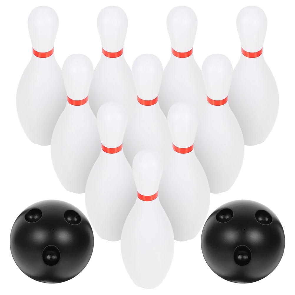 BESPORTBLE Children Bowling Set Toddler Bowling Toys Indoor Outdoor Sports Large 16cm Balls 10 Pins Educational Game for Kids