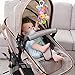 Dmeixs Hanging Stroller Toys, Infant Teether Toys Squeaker Crinkly Ear,Baby Stroller Toys Colorful Car Seat Rattle Toys,Rabbit Toys Stroller,Car Seat,Infant Bed