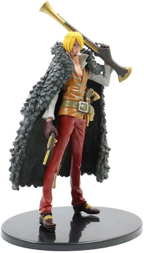 Amazon Co Jp Namfsr ワンピースグレートルートマンコンバットスーツガン付きサンジアニメキャラクターモデル19cm 7 486インチ Pvcスタティックスタチュー デスクトップデコレーション ホームアニメーション ホーム キッチン