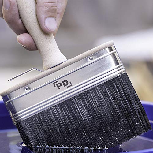 Precision Defined Deck Stain Brush 5Inch Deck Brush for Paints